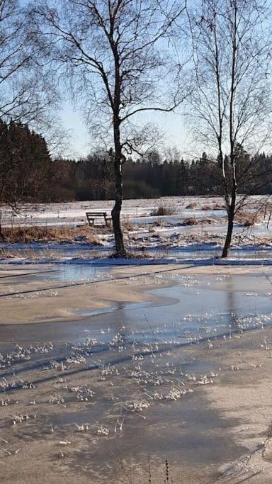 Stuga Vad Vatten Åsarp Kültér fotó