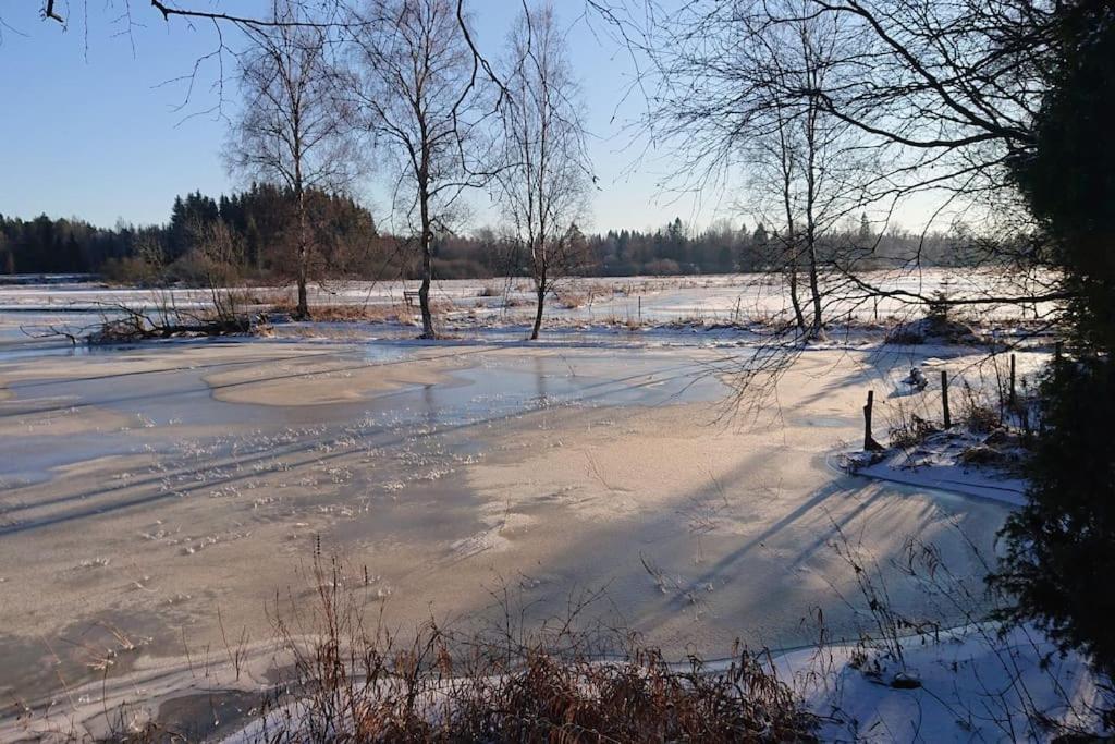 Stuga Vad Vatten Åsarp Kültér fotó